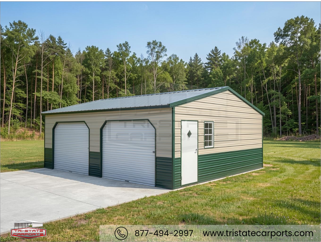 22'W X 25'L X 8'H SIDE ENTRY GARAGE SKU 104