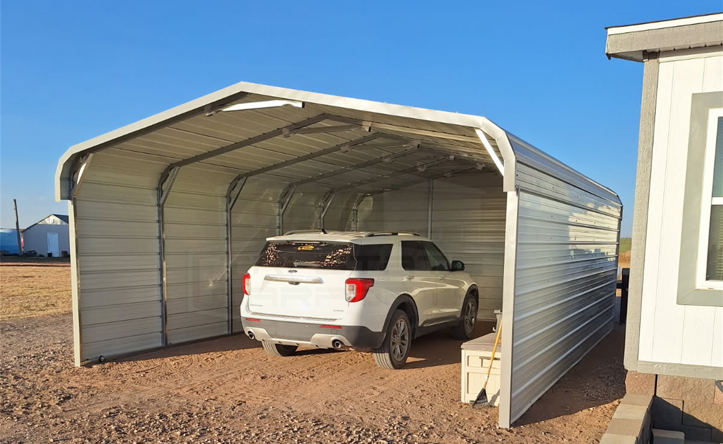 18'W X 26'L X 7'H REGULAR CARPORT SKU 117