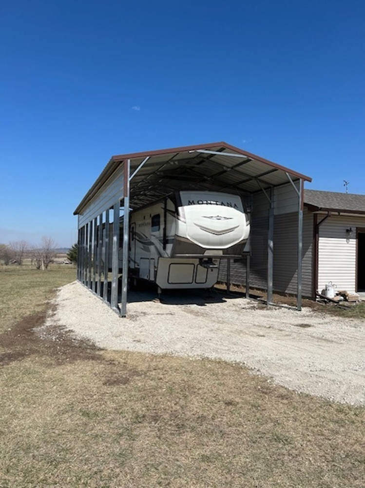 18'W X 45'L X 13'H VERTICAL ROOF SKU 124