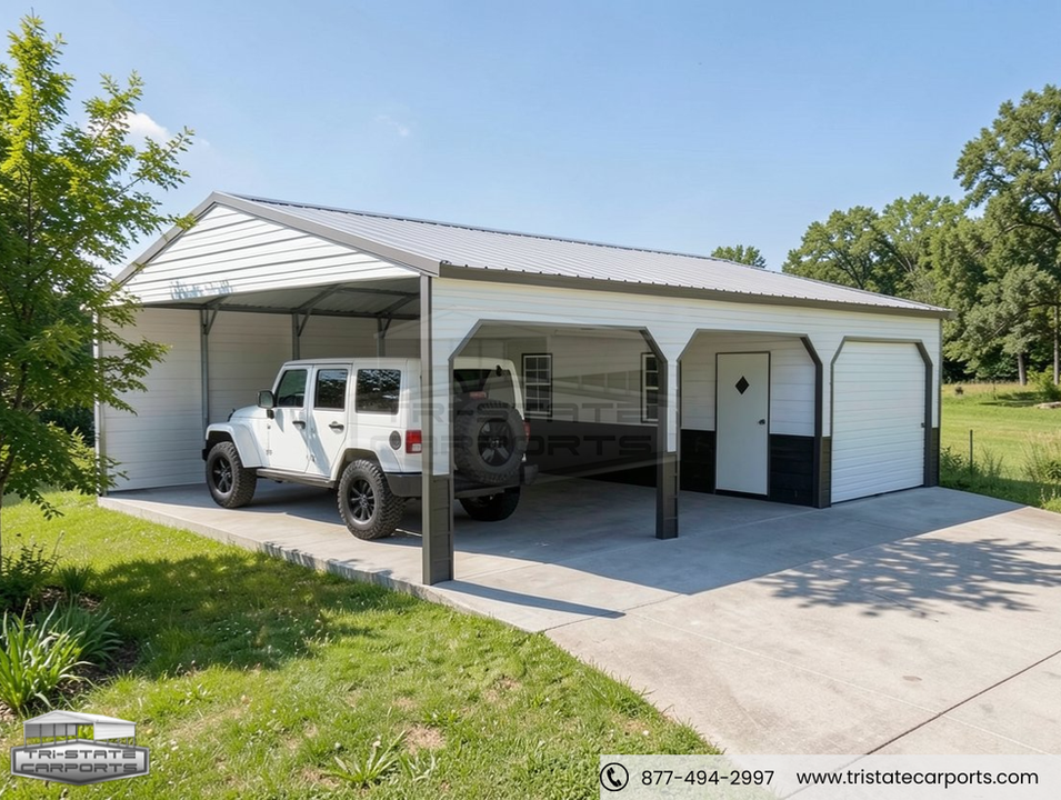 24'W X 30'L X 8'H VERTICAL ROOF STORAGE SKU 044