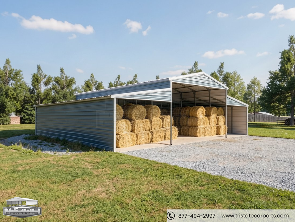 44'W X 40'L X 12'H VERTICAL ROOF BARN SKU 164