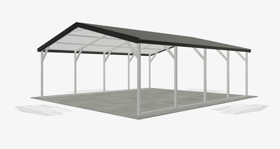 Custom metal carport design