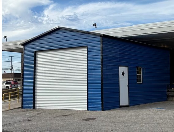 18'W X 26'L X 11'H BOXED EAVE GARAGE SKU 122